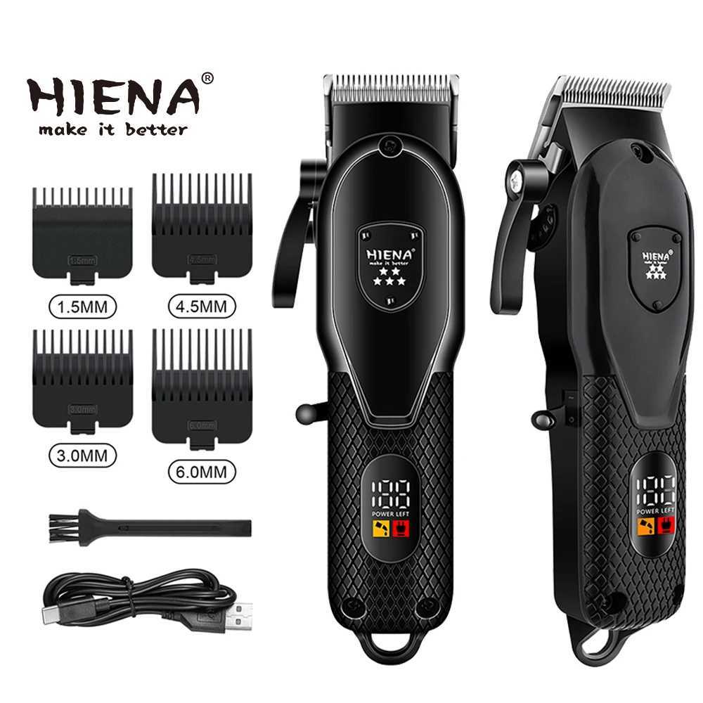 HIENA hair clipper Shaver Professional electric scissors push Barber shop hair trimmers Hair cutting machine trimmer for men R250926