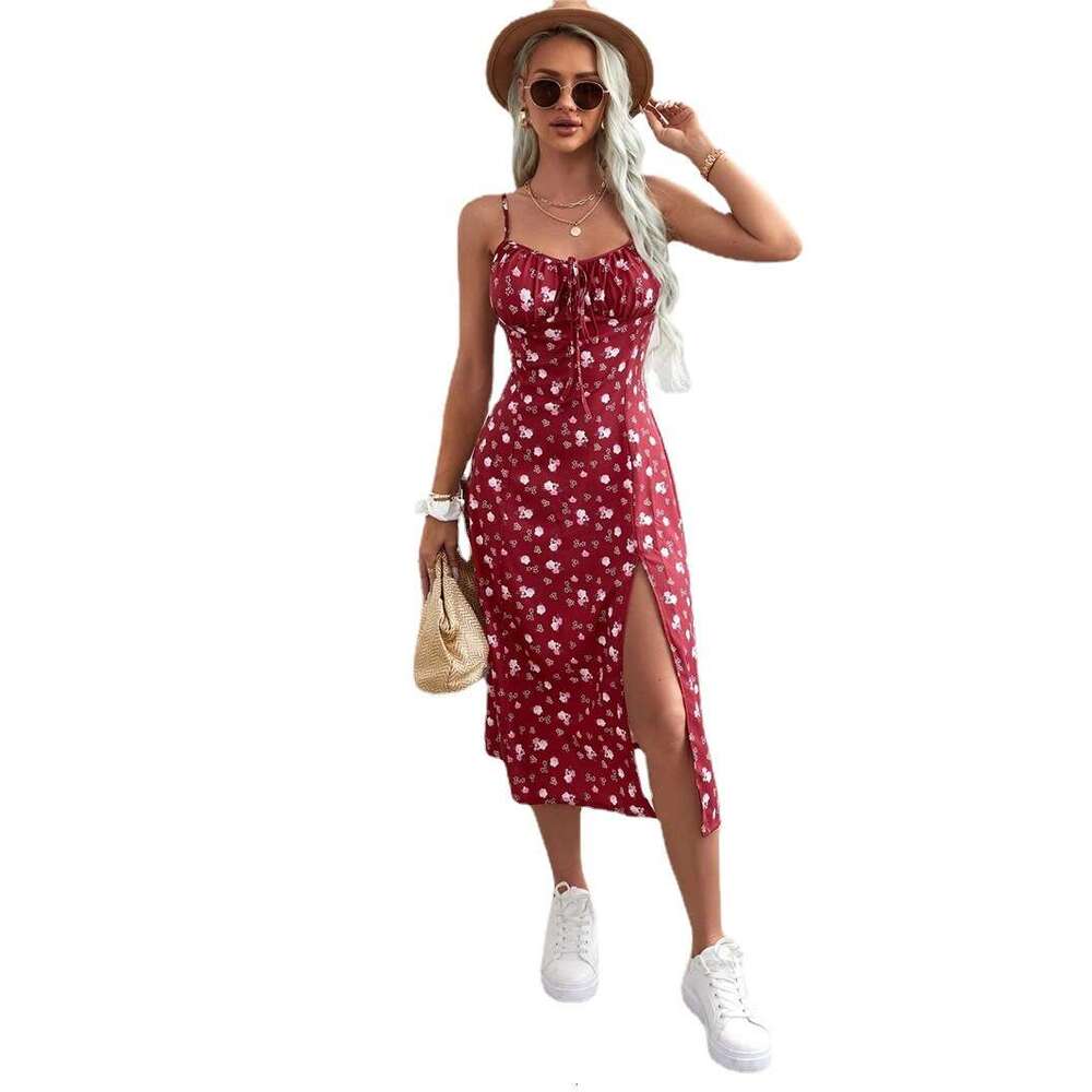 2025 Summer New Women's Floral Commuter Elegant Dress