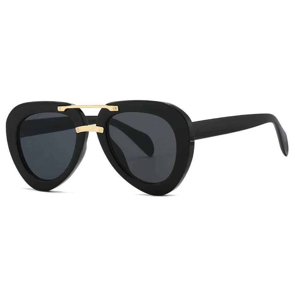 New Trend Sunglasses Women Men Pilot Design Retro Casual Black Unisex Fashion Travel Vintage Sunglasses For Female UV400 Z250527