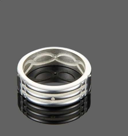 Wedding Rings Simple and Stylish Silver/Gold/Rose Gold Unisex 230729