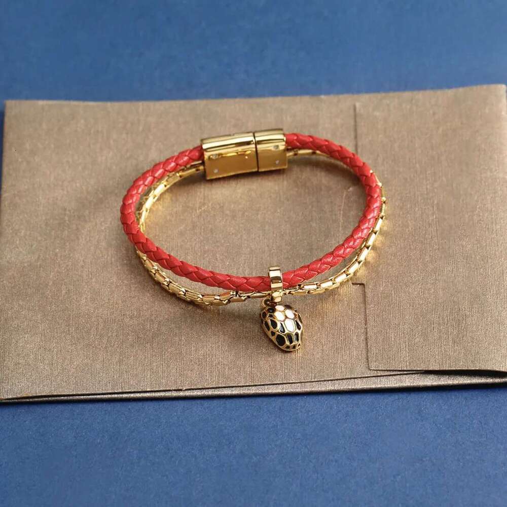 designer leather bracelet bangle mens designer bracelet women simple jewelry brown black couple gift plated gold mens bracelet casual ornament retro Z
