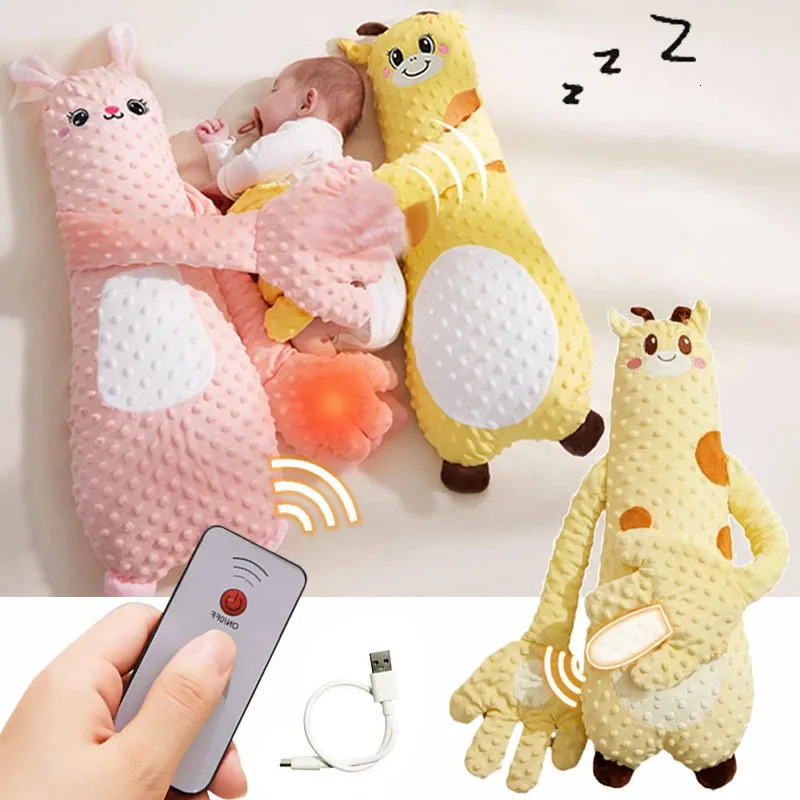 Baby Sleeping Patting Doll with Soothing Palm Remote Control Electric Hand Pillow for Toddler Gift 250527