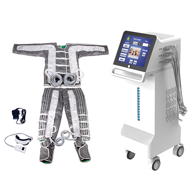 FDA/CE Vertical 24 air Bags Professional 3 In1 Presoterapia Infrared Ems Lymph Drainage Machine
