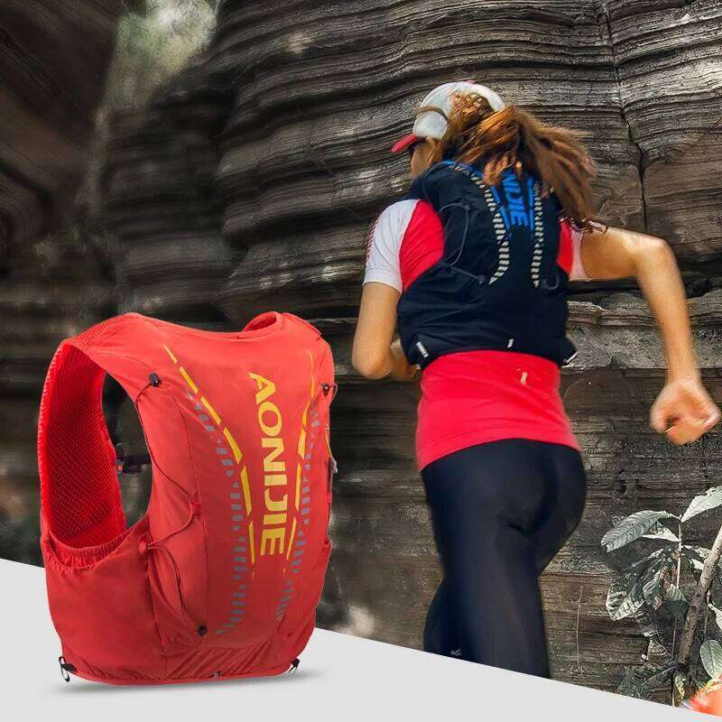 AONIJIE C962 Advanced Skin 12L Hydration Backpack Pack Bag Vest Soft Water Bladder Flask for Hiking Trail Running Marathon Race