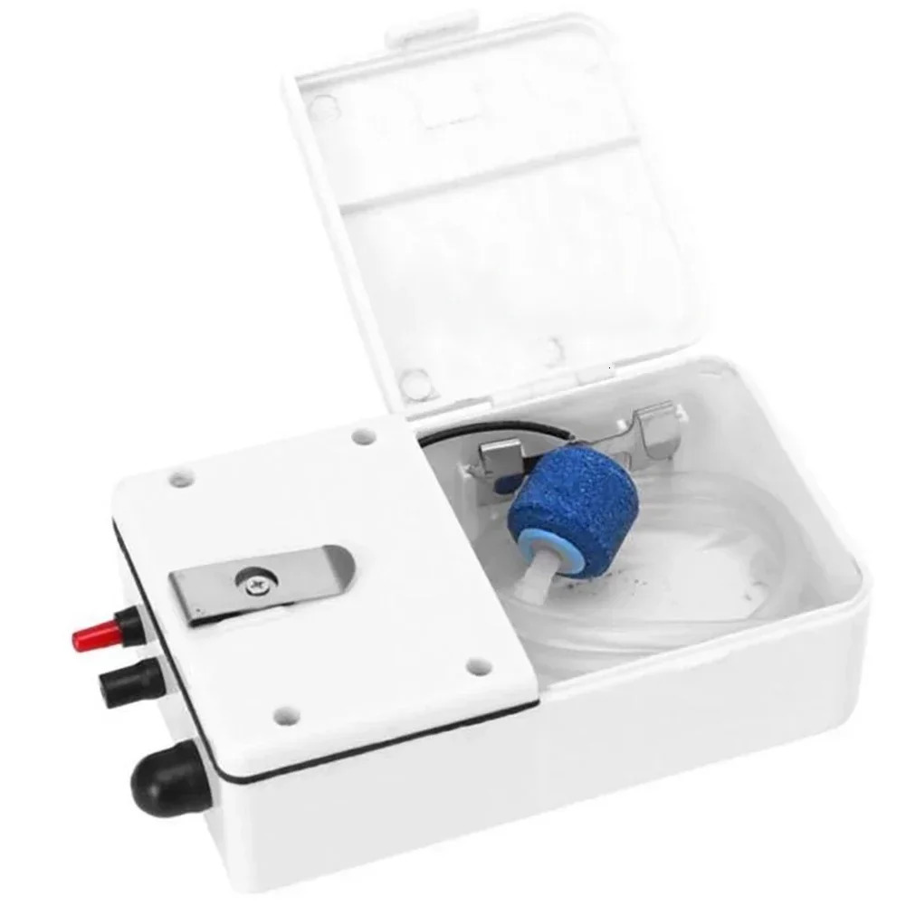 Portable Aquarium Dry Battery Operated Aerator Air Pump for Outdoor Fishing Dropship 250523