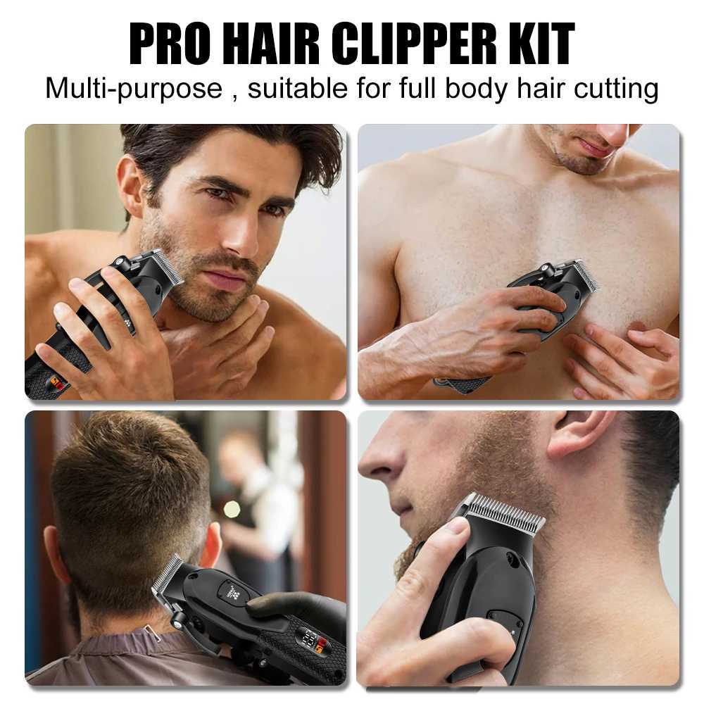 HIENA hair clipper Shaver Professional electric scissors push Barber shop hair trimmers Hair cutting machine trimmer for men R250926
