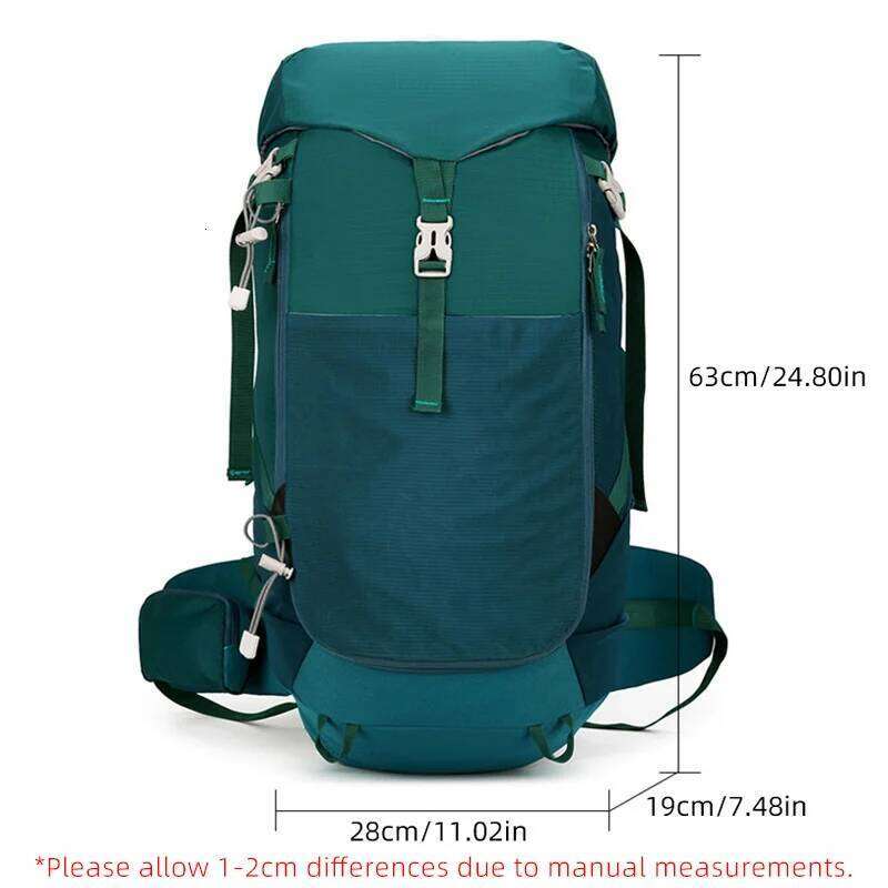 Camping Backpack Large Capacity Climbing Trekking Hiking Mountaineering Shoulder Bag Waterproof Women Men Outdoor Travel Pack