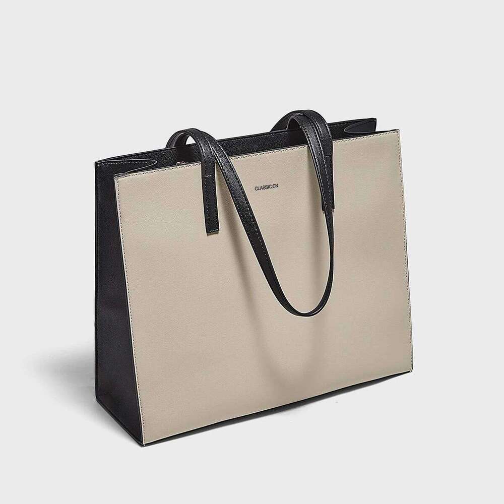 FOXER Leather Women's Fashion Underarm Bag,Pvc Large Capacity Tote Bag, 2025 New High-End Casual Commuting Shoulder Bag Purse