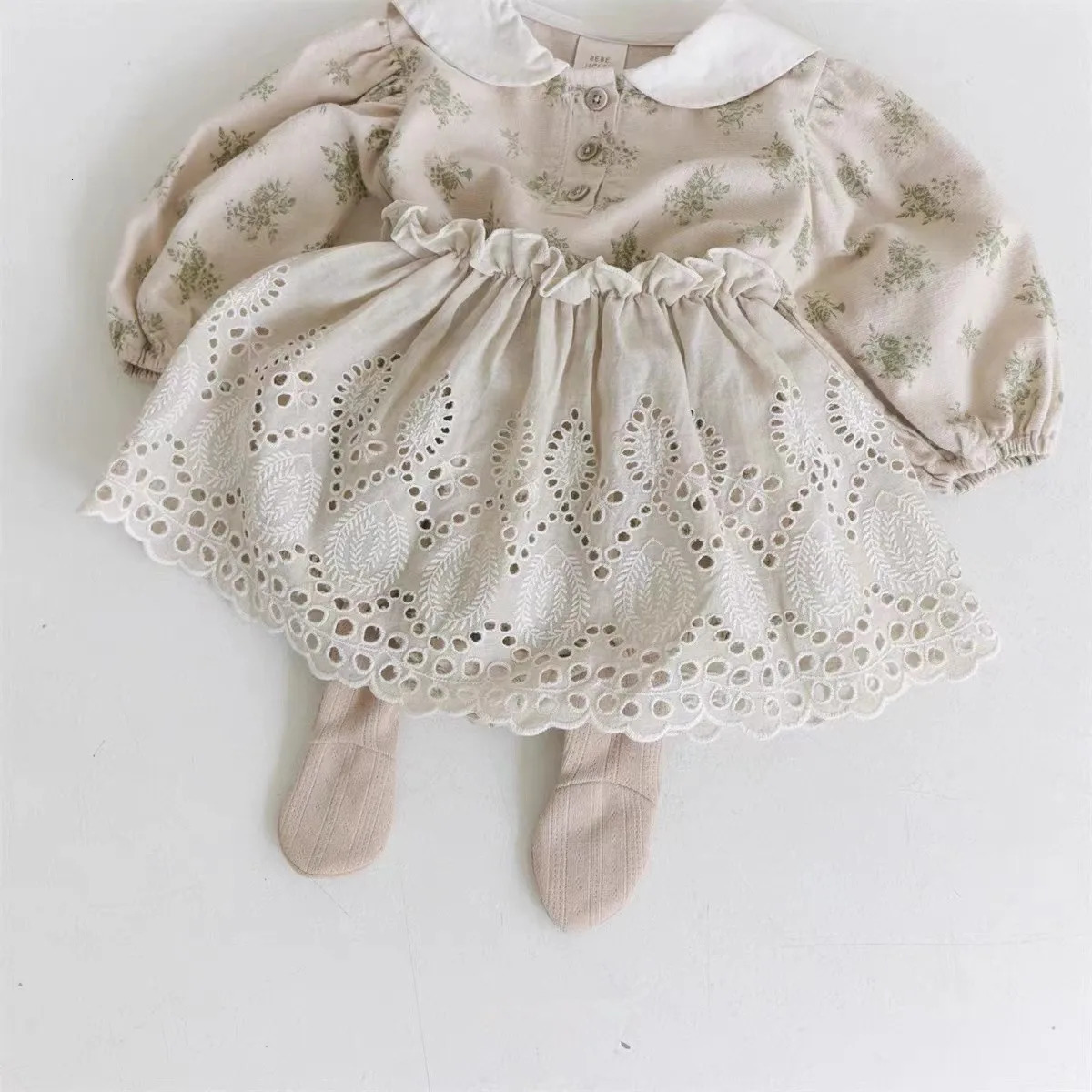 Summer Baby Girl Skirt Cotton Lace Embroidered Toddler Princess Sweet Girls Infant All Match Tutu 250527