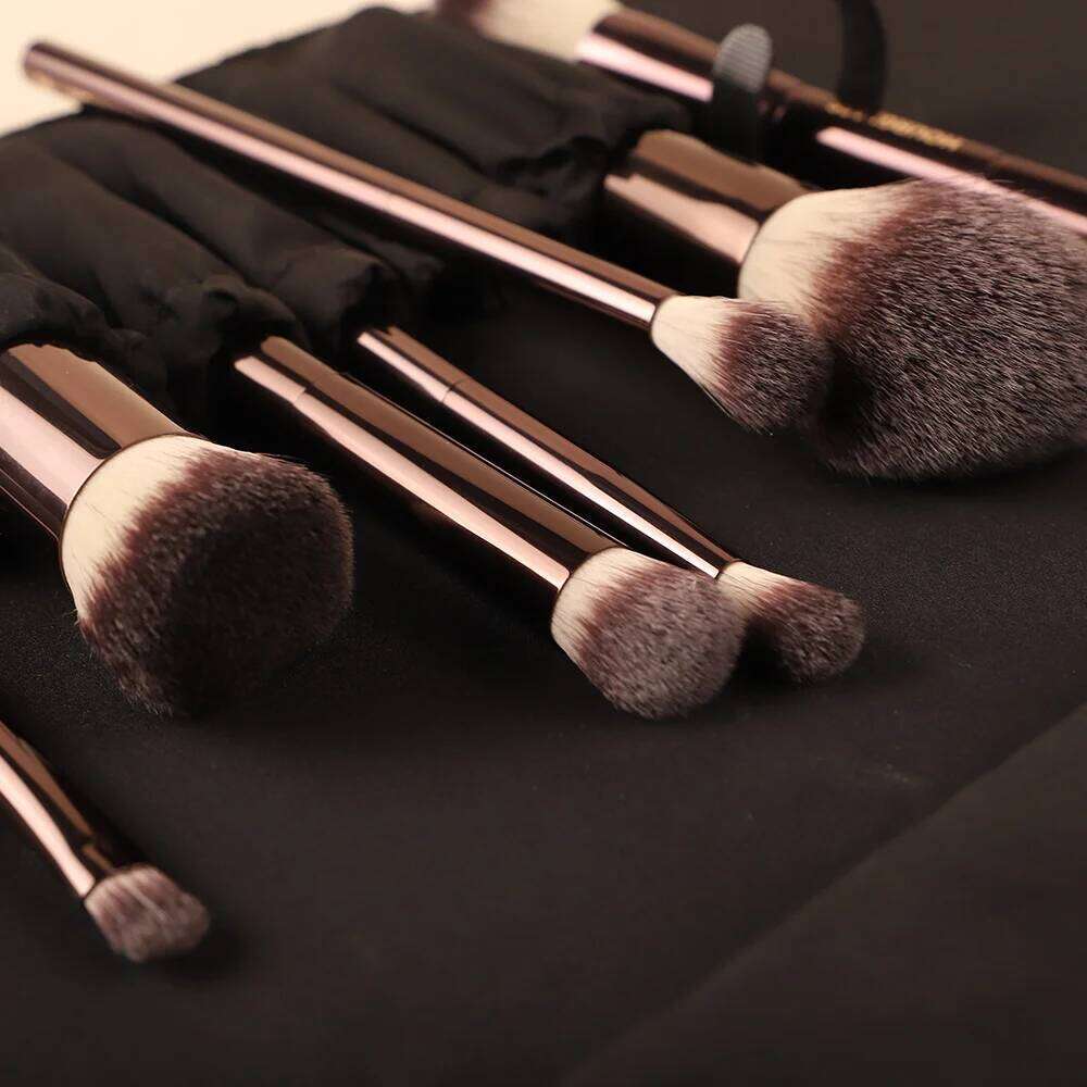 Hourglass 7 Set New Upgrade, Soft Fluffy Fiber Eyeshadow Concealer Loose Powder Blush Multifunctional Makeup Brush