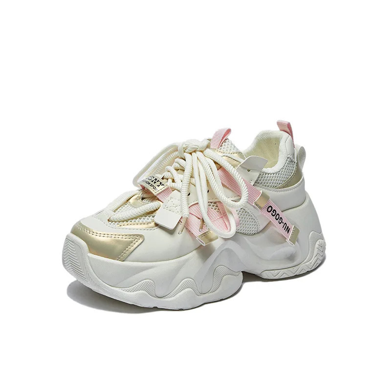 Womens Sneakers Tennis Female Shoes Platform Roses Trainers Mesh Black Casual Thick Sole Fashion Summer Leisure Sneakers Me 250526