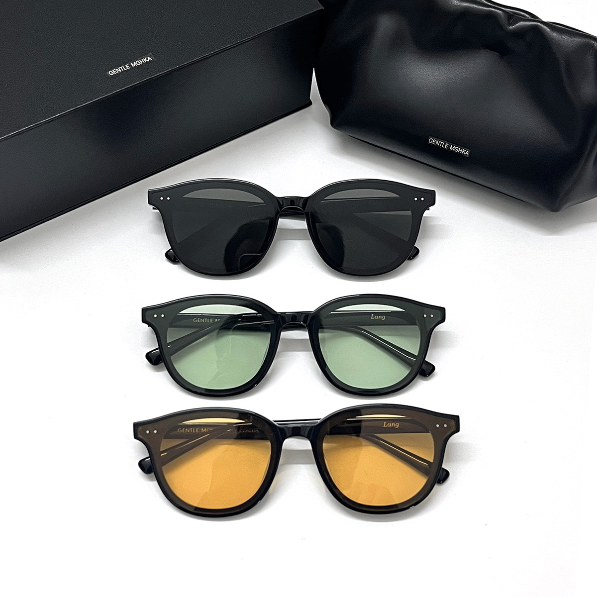 2025 Style Acetate sunglasses luxury Brand designers gm Sunglasses vintage Round Sun glasses beach driving polarized For men women shades Lang Sunglasses UV400