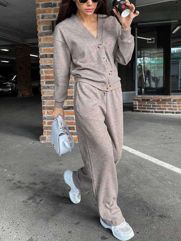 2025 Autumn Winter New Casual Sports Suit Cardigan Top Women's Fashion