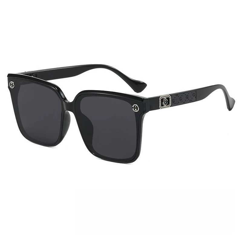 2025 Oversized Cat Eye Sunglasses Women Polarized UV400 Slimming Frame Luxury Viral Street Style Designer Shades Z250527