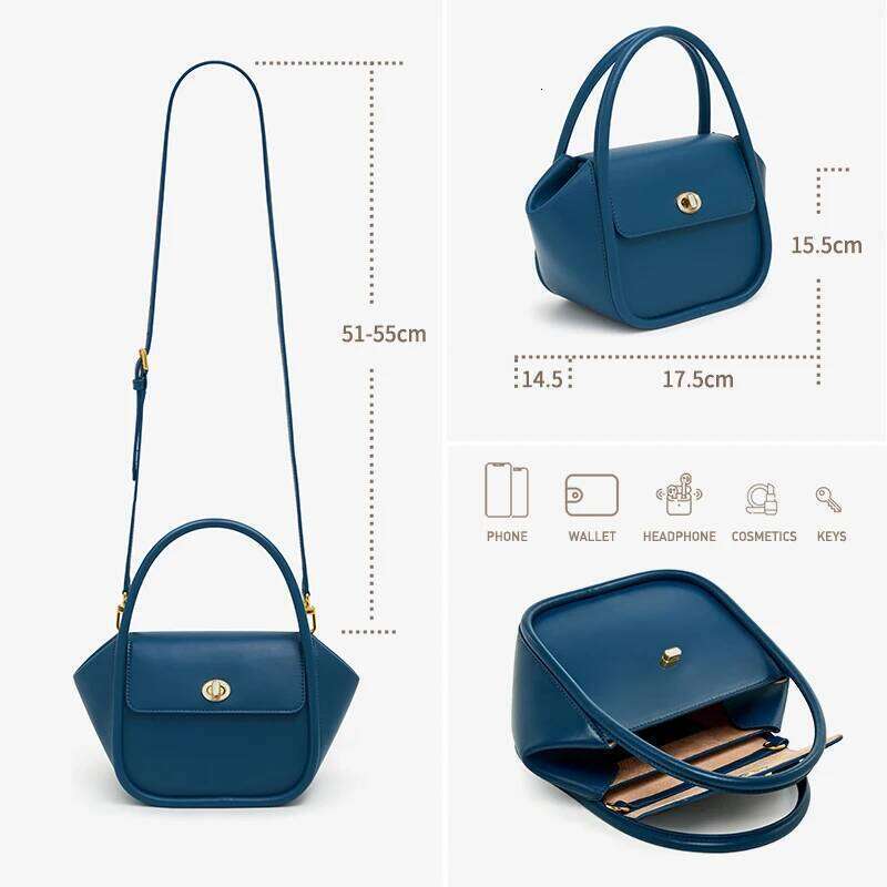 BAFELLI NEW 2025 Women's HANDBAG WINTER WOOL FASHION BENTO EVENING LEATHER ORIGINAL STYLE BRAND PURSE SHOULDER CASUAL