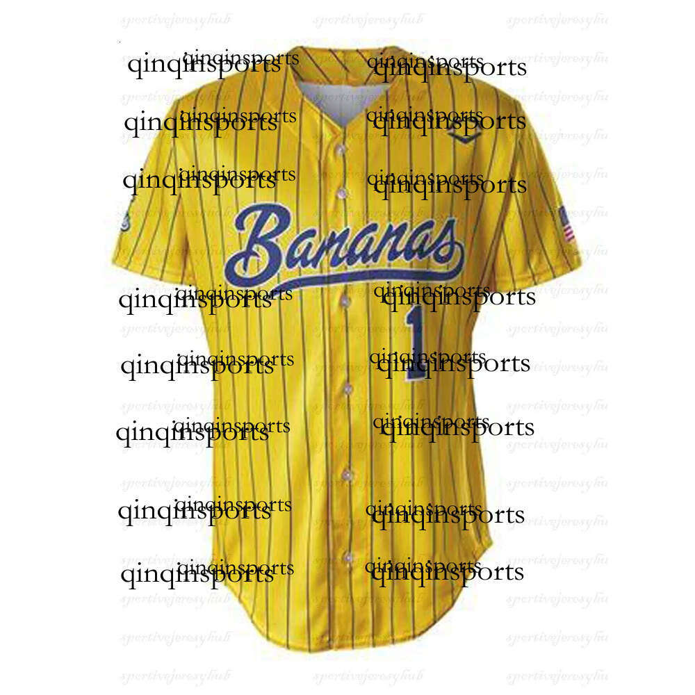 The Savannah Bananas Baseball Jersey Ball#1 Olson#8 Zack Phillips #29 RAC#15 Andy Archer #24 Stilts #14 All ed For Men Women Youth