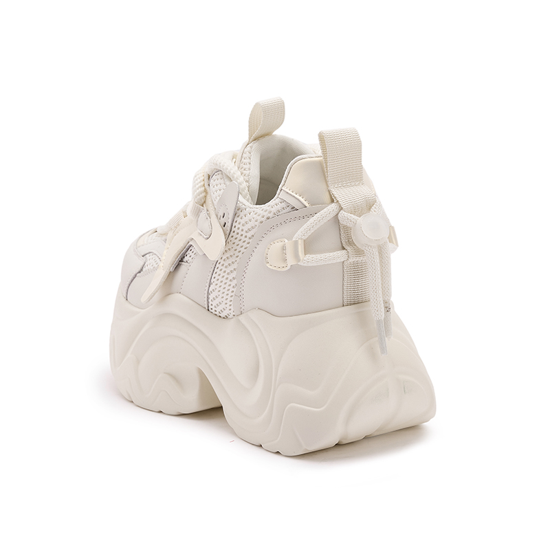 Designer Thick-Soled Dad Shoes for Women New Spring 2025 Sponge Shoes Breathable and Versatile Casual Shoes Small Height Inward-Increasing Women'