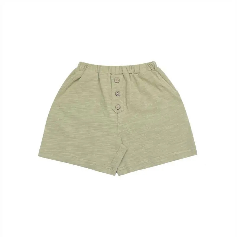 Boys Coconut Tree Embroidered Bamboo Cotton Breathable Thin Casual Shorts Summer Infant Toddler Girls Baby 250527