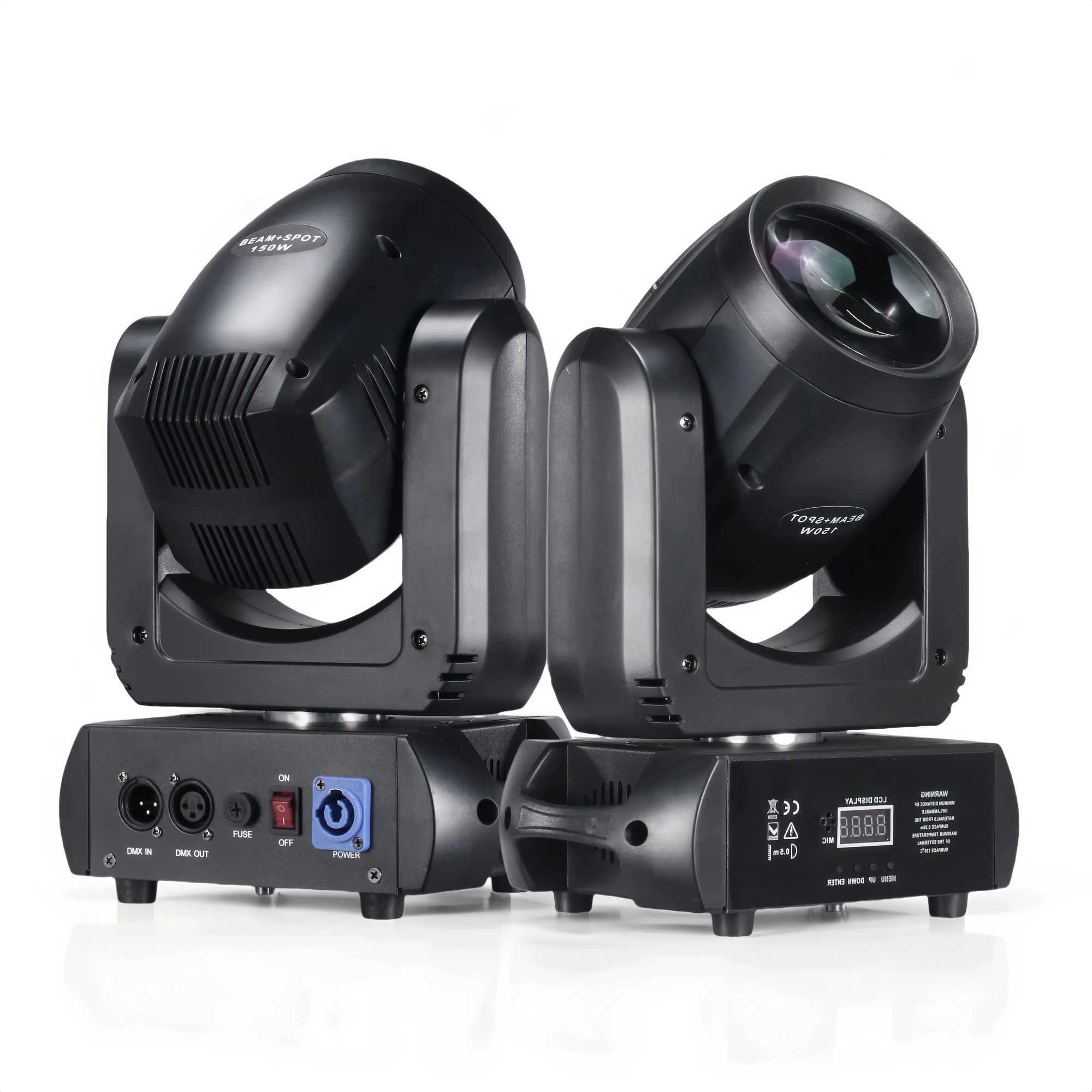 150W LED Beam Spot Wash Moving Head 8 Colors 5-Facet Prism Gobo Stage Light New Hot-sale DJ PartyXJ250527