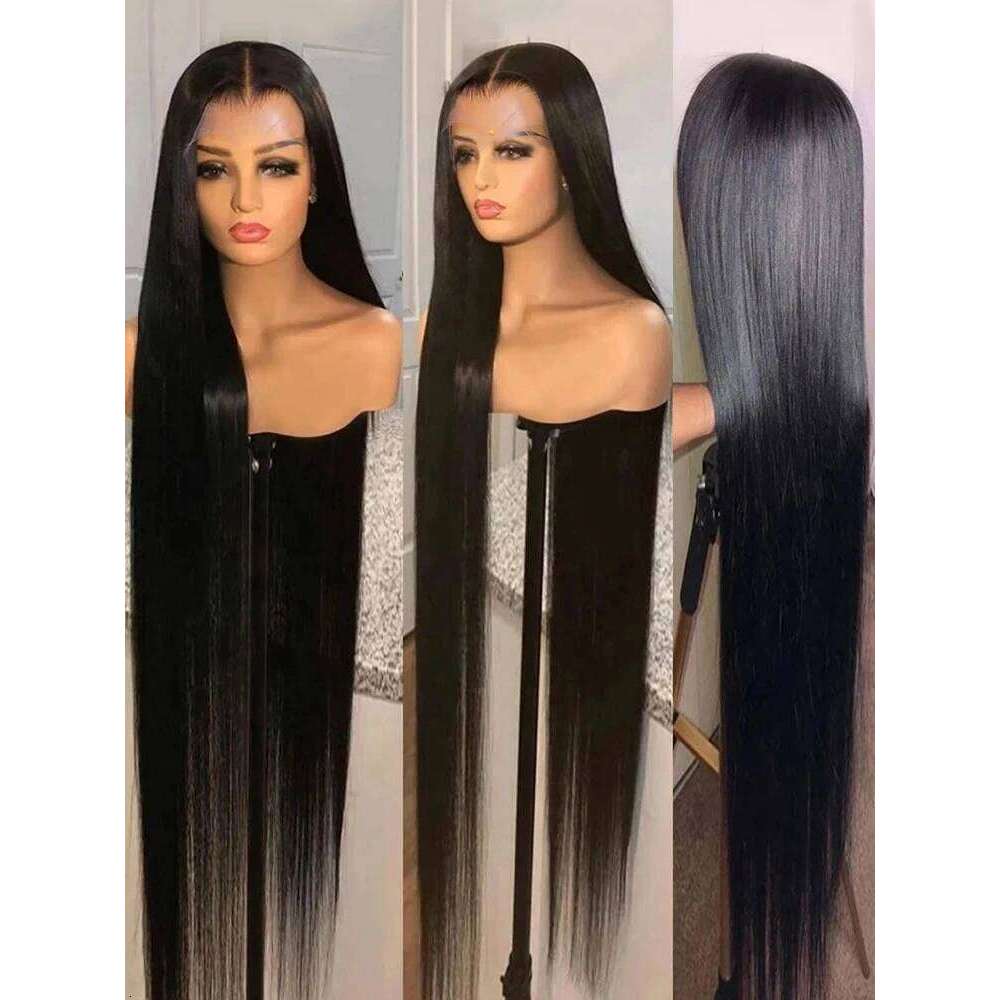 Mossily 300 Density Brazilian 30 40 Inch Bone Straight 13x4 13x6 HD Front Human Hair Wigs Lace Frontal 5x5 Glueless Wig