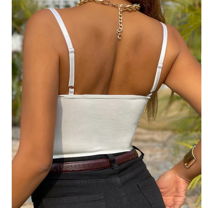 HELIAR Women White Sexy Lace Embroidery Crop Top Hollow Out Y2K Slim Halter Tank Top INS See Through Beach Camis Spring Summer 250523