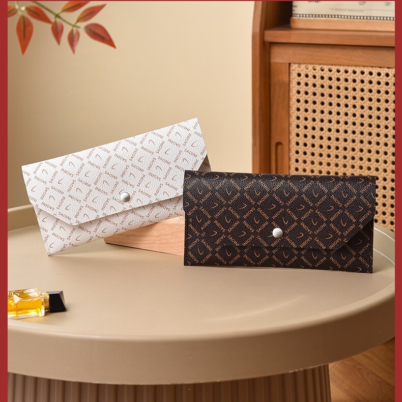 Women s long wallet European and American style fashion retro floral fashion wallet large fashion capacity women s leather wallet designer men s walle