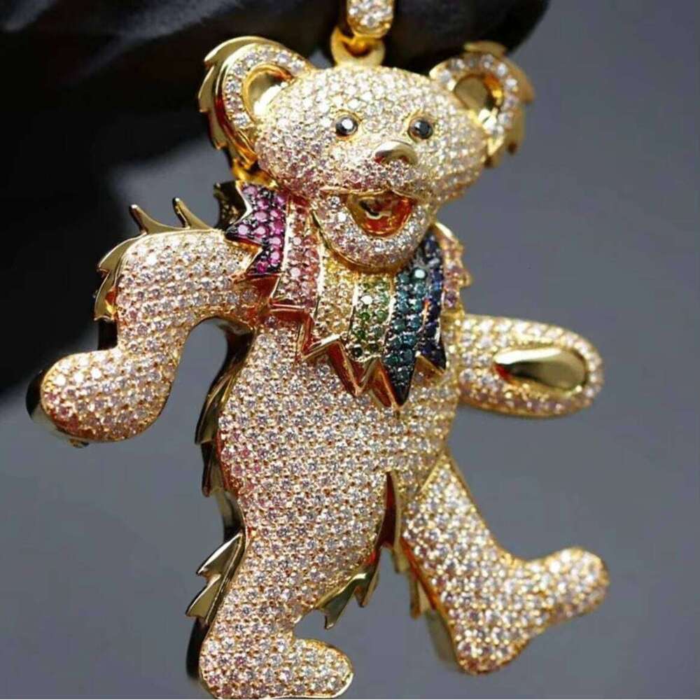 Factory Custom Iced Out VVS Moissanite Hip Hop Pendant Pass Dia Tester made in Sterling Sier Jewelry