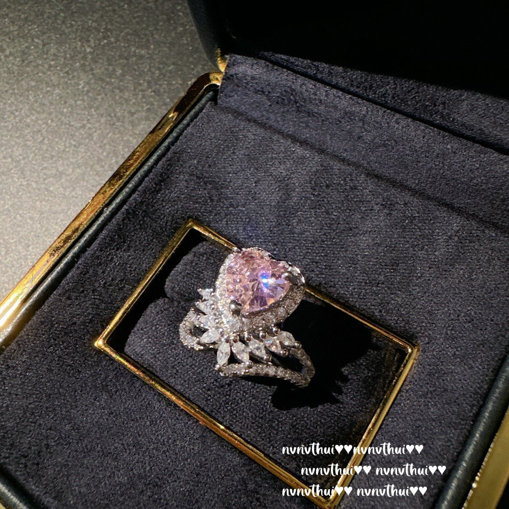 Austrian Court-Inspired Camellia Gemstone Earrings - Vintage 18K Gold Plated Argyle Pink Heart Enamel Drop Earrings