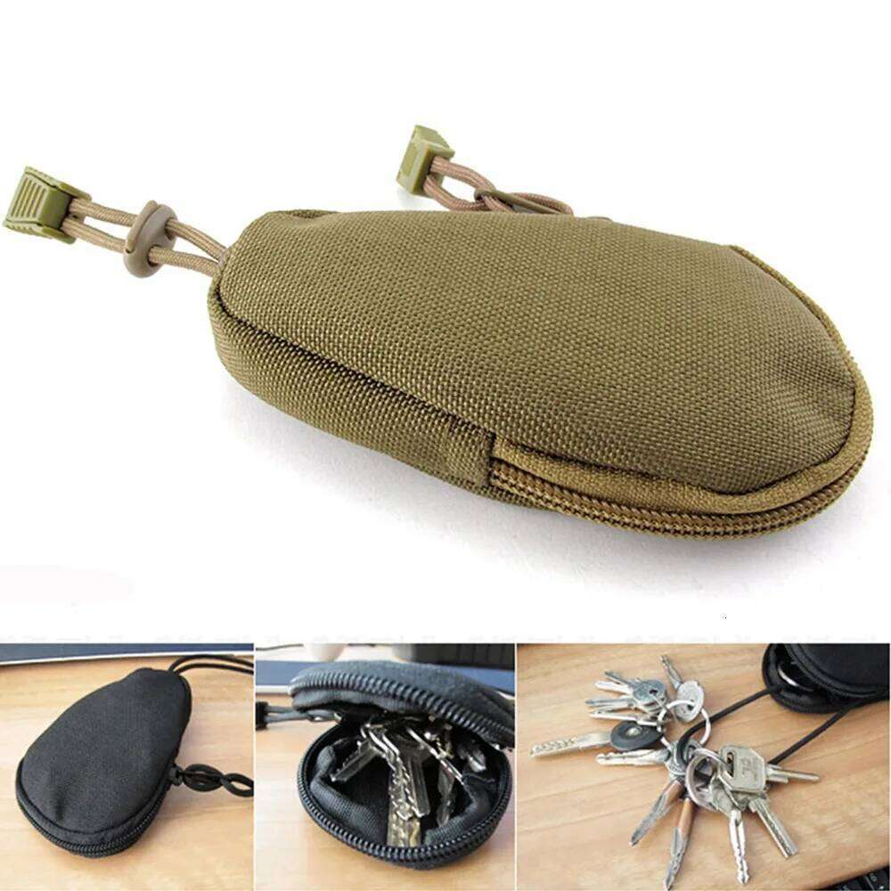 Durable Oxford Cloth Mini Holder Portable Multipurpose Men Coin Purses Easy to Use Key Organizer Outdoor