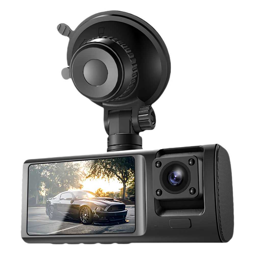 car dvr 3-Lens Vehicle Dash Cam HD 1080P IR Night Vision Three Way Camera DVR Recorder 2.0inch IPS Front/Cabin/Rear Cam with G-sensor Z250509