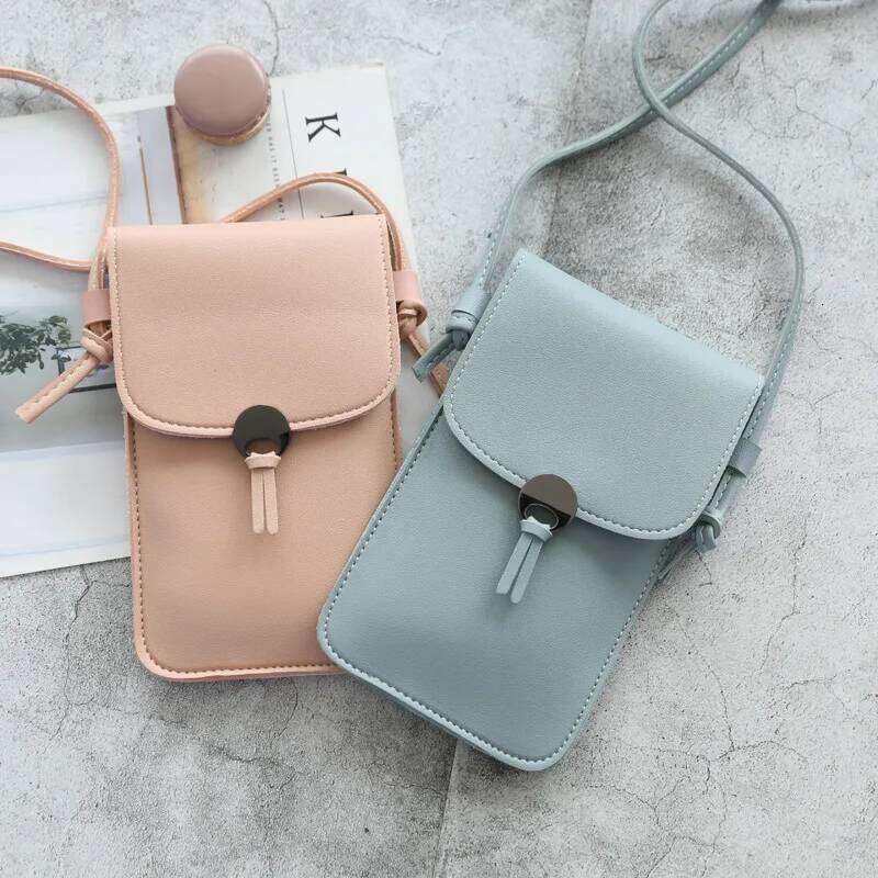 Touch Screen Cell Phone Purse Smartphone Wallet Tassel Leather Shoulder Strap Handbag Waterproof Women Bag