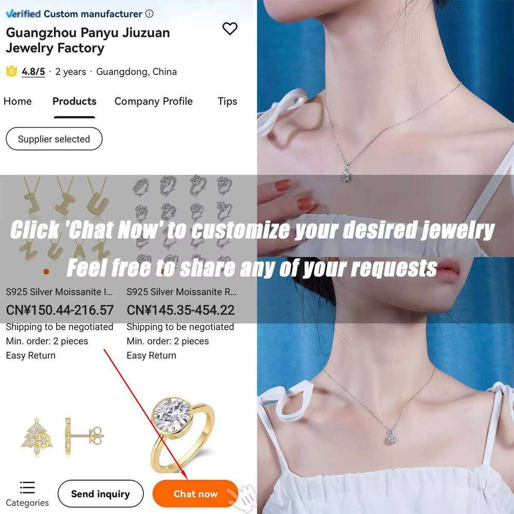 Snowflake Moissanite Pendant for Women Sterling Sier Gold Plated Custom Elegant Style Jewelry Gift GRA Certificate