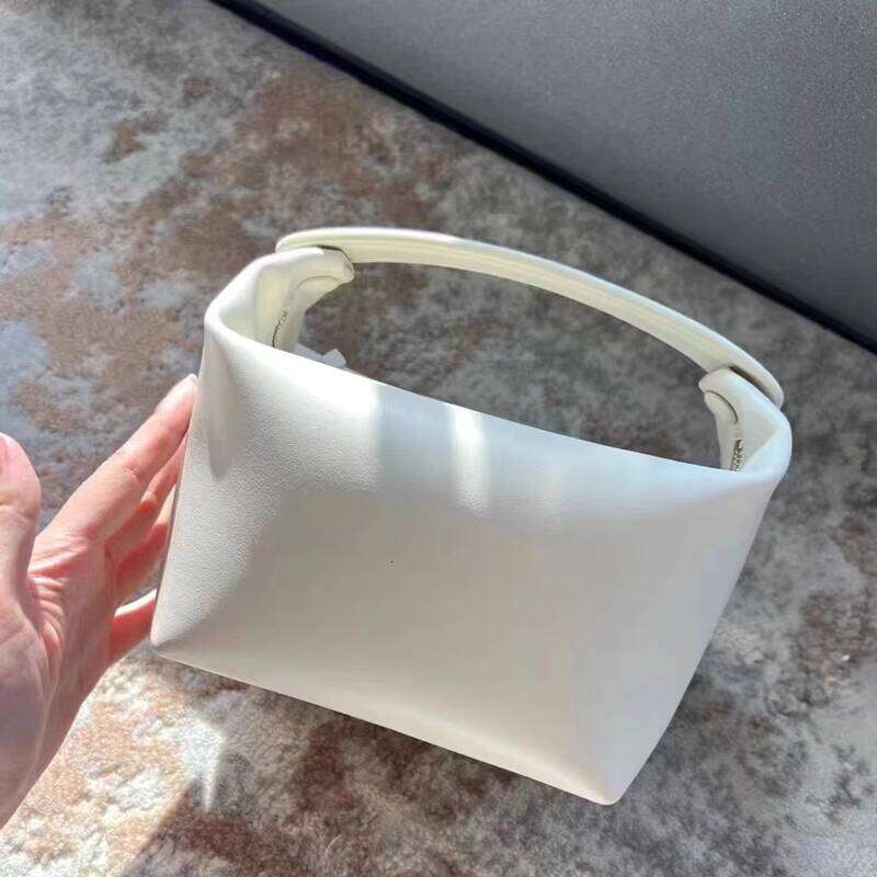 Genuine Leather Handbag Top Layer Cowhide Lunch New Niche Handheld Box Small Square Camera Bag for Women