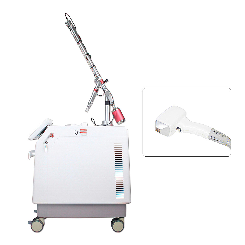 Professional Salon Use 2 in 1 808nm Diode Laser Picosecond Laser Machine For Hair Removal Tattoo Removal Carbon Peeling Treatment