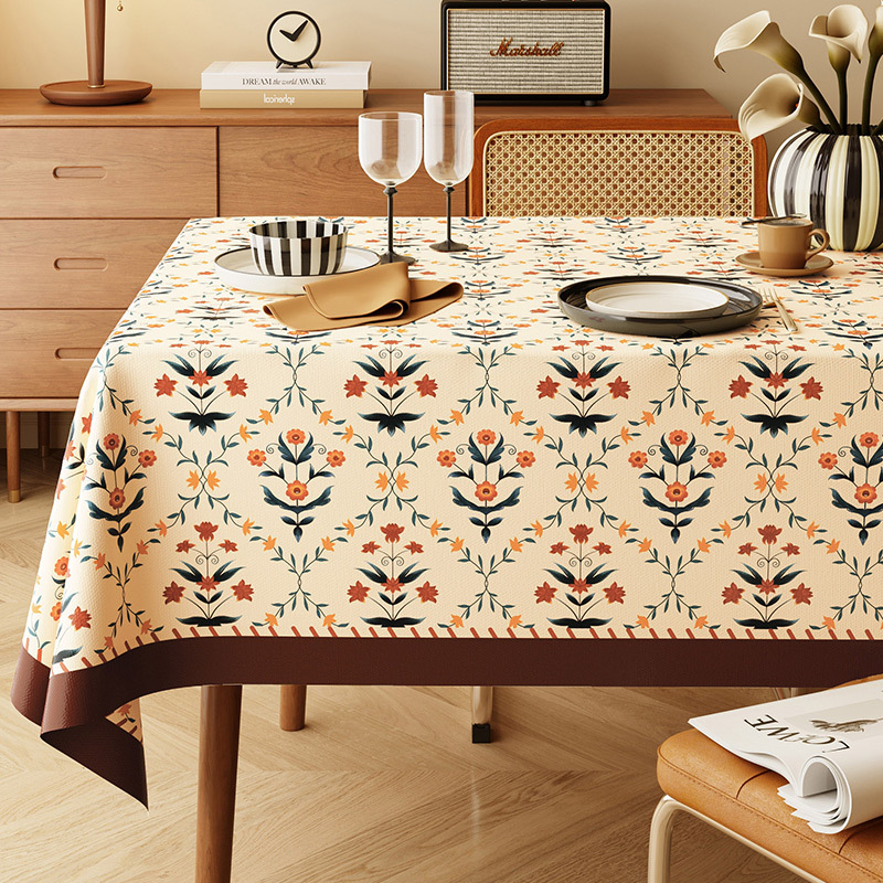 A645 Light Luxury Jifeng Coffee Table Mat: Durable, Easy-to-Wash Protective Cover for Your Desk Surface
