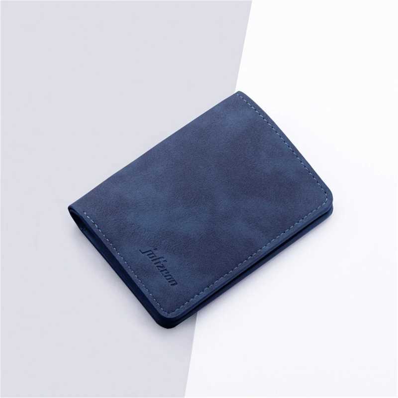 Men/Women Fashion Wallet ID/ Holder Wallet for Men Multi-Card BagHolder Two Fold Small Wallet Black/gray Coin Purse Z250527