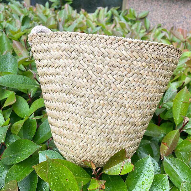 Shoulder 2025 Summer Beach Women's Handmade Woven Grass Mini Cute Purses Crossbody Bag