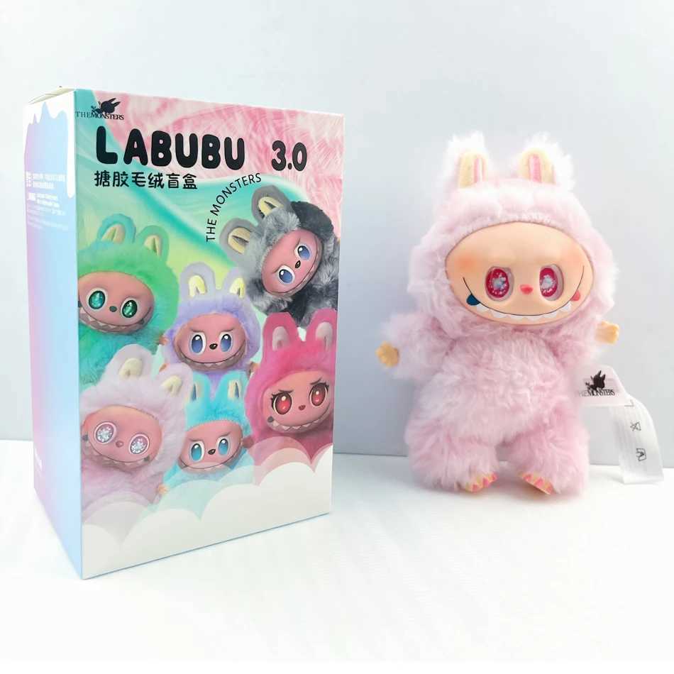 NEW Labubu The Monsters Heartbeat Macaron Enamel Face Blind Box Pvc Figurine Tabletop Ornament Kawaii Doll Kid christmas Gift W250526