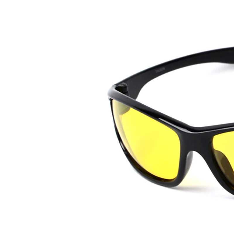 TAGION Hot Sale Polaroid Sunglasses Men Plastic Frame Retro Sun Glasses Night Vision Driving Eyewear Yellow Lenses Fishing Z250527