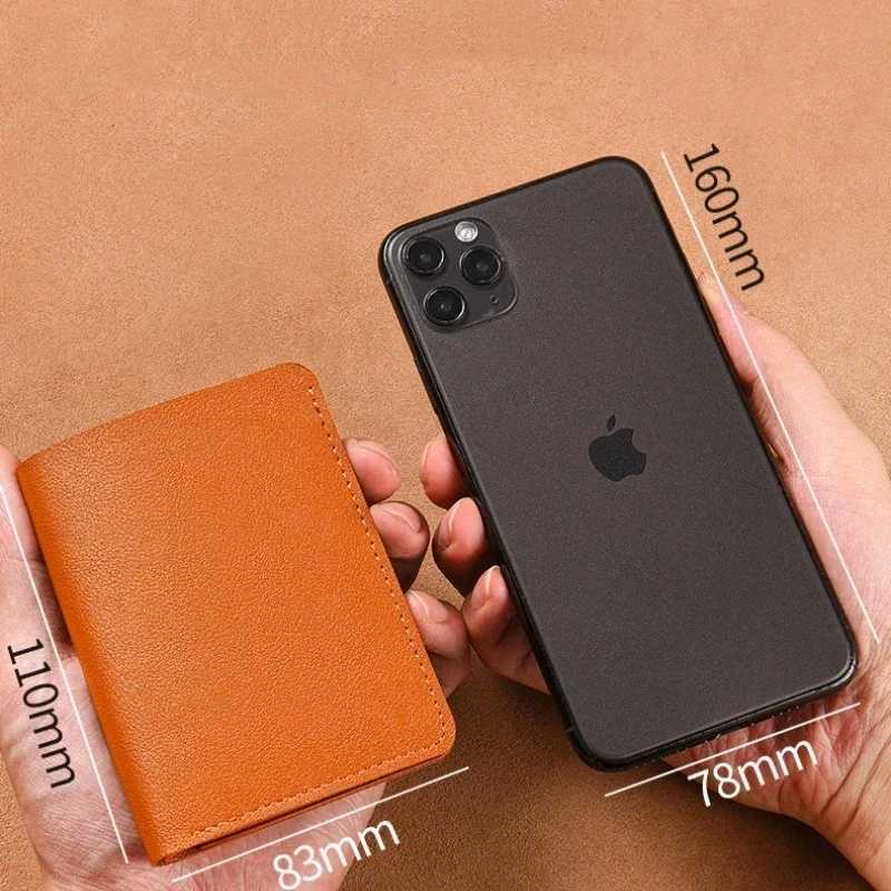 2025 New Womens Wallet Simple Folding Button Small Wallet Drivers License Card Bag Soft Leather Wallet Z250527