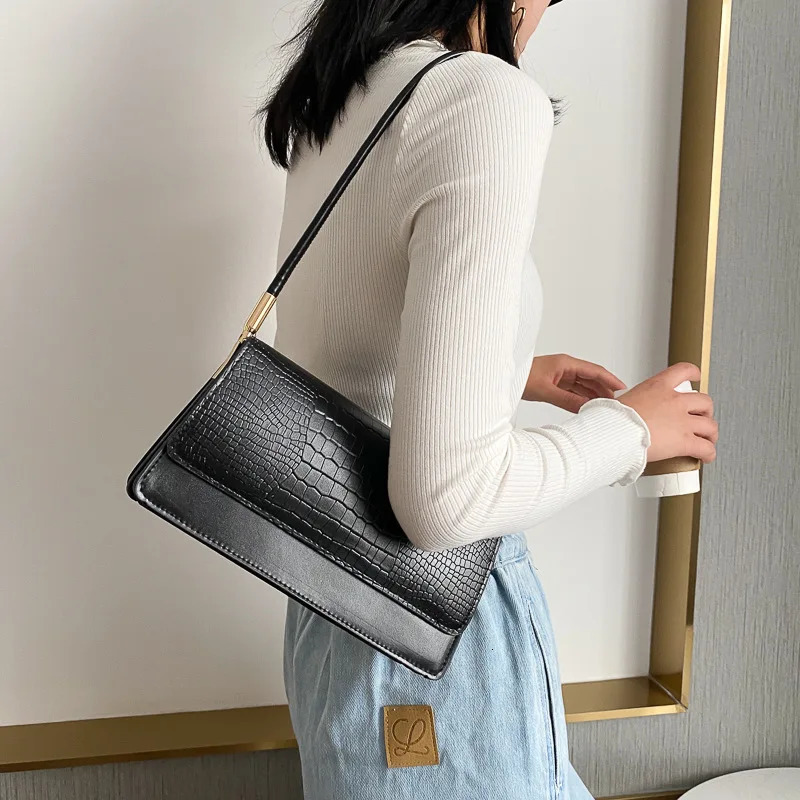 Small Hand Bags Totes For Women Soft PU Leather Ladies Armpit Vintage Shoulder Bag Clutch Handbags And Purse Female Bolso 250526