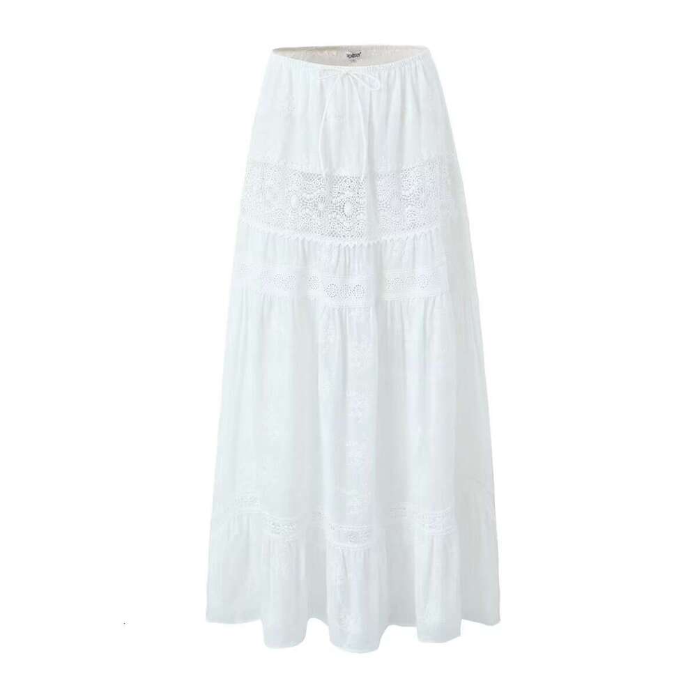 2025 Summer French Lace Camisole Top and Skirt Fashion Set Women's High-end Feel