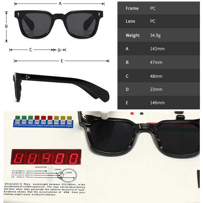 SHAUNA Retro Square Men Rivets Sunglasses Shades UV400 Fashion Women Green Sun Glasses Z250527