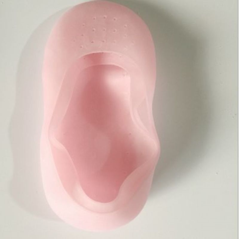 Soft Silicone Gel Moisturizing SPA Exfoliating Sock Pads for Woman Heel Dry Hard Cracked Skin Provide moisturizer
