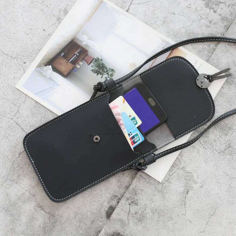 Touch Screen Cell Phone Purse Smartphone Wallet Tassel Leather Shoulder Strap Handbag Waterproof Women Bag
