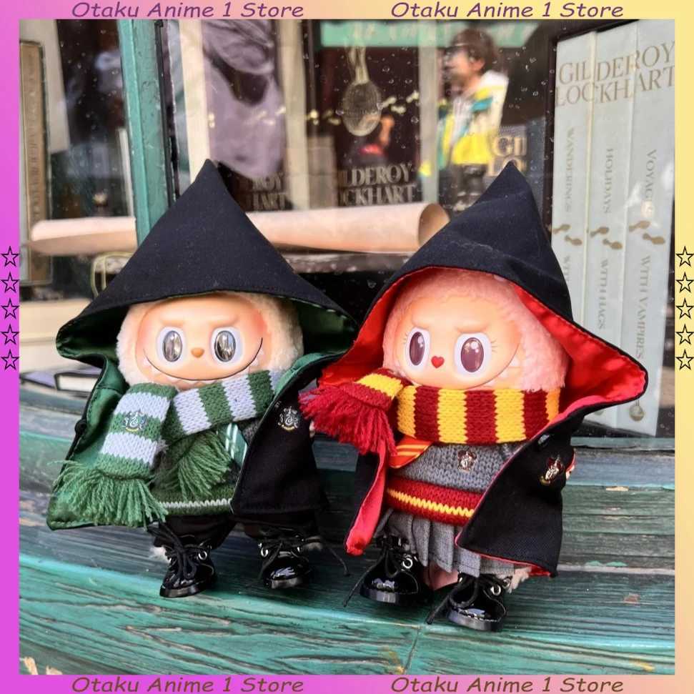 5 Pcs/set Labubu School of Magic Suit Cute Magic Cloak Uniform Mini Plush Doll Clothes Outfit Fashion Doll Accessories Gifts X250526