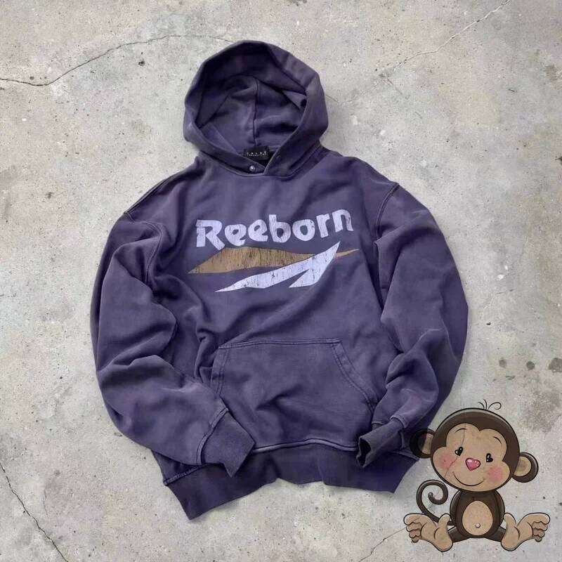 False Perception Reeborn Purple Winter Men's Hoodie