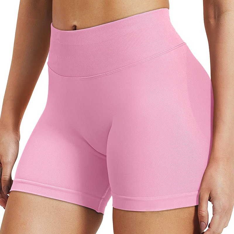 Yoga gym shorts women athletic short skinny elastic high waisted pants outdoor running breathable quick dry moisture wicking sports training pant size