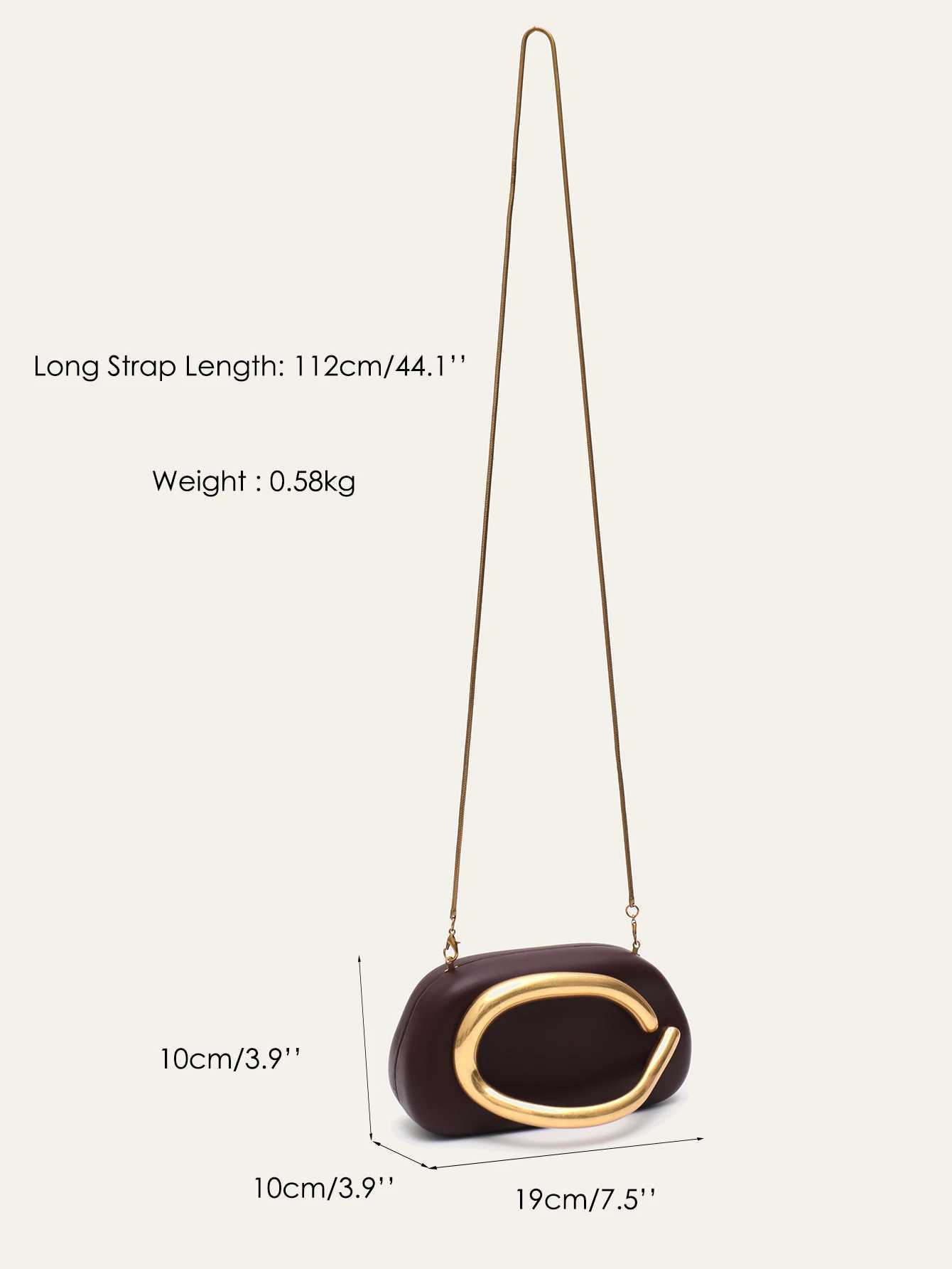 Womens Brand Fashion Chic Design Clutch Bag PU Leather Hard-case Handbag Metal Handle Evening Bag Purse Banquet Party Gift W250527