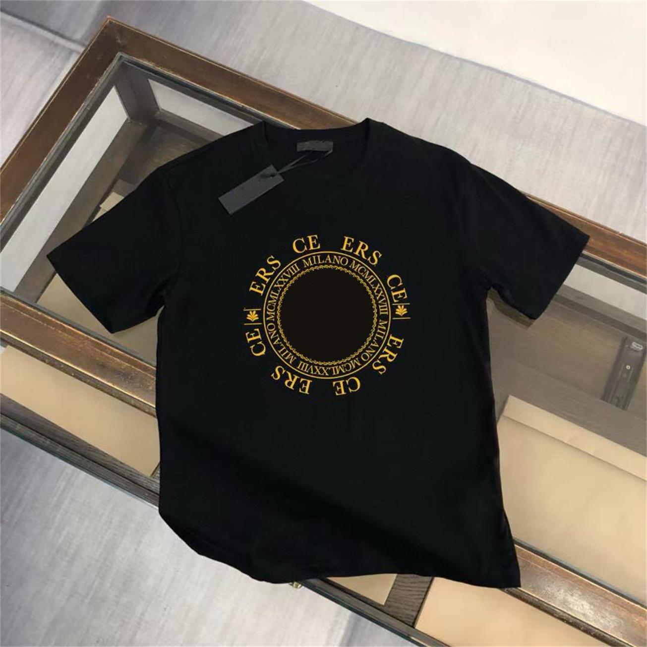 T-Shirts men designer t-shirt mens and womens shirt fashionable letter printed round neck black and white short sleeved t-shirt mens oversized t-shirt